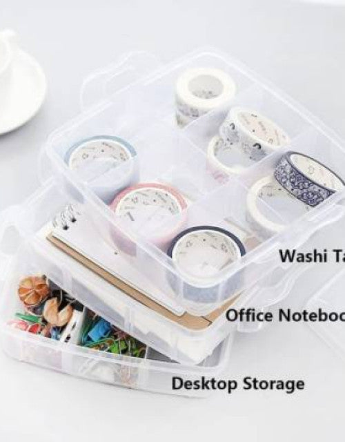 Cosmetic & Make-up Organizers  (White, Plastic)