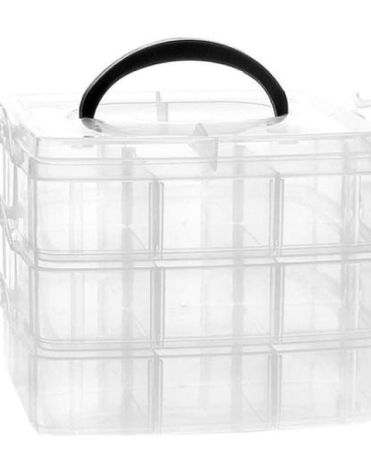 Cosmetic & Make-up Organizers  (White, Plastic)